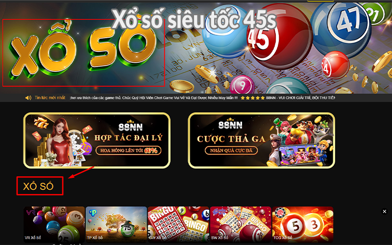 Xổ số siêu tốc 45s